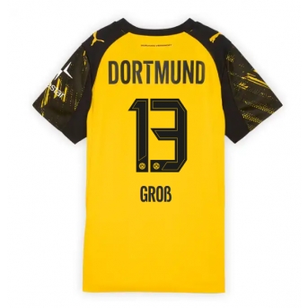 Billige Fotballdrakt Borussia Dortmund Pascal Gross #13 Replika Hjemmedrakt Dame 2025-26 Kortermet